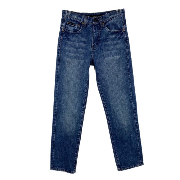 Calvin Klein Boy’s Straight Leg CKB5-5002 Denim Jeans - Picture 1 of 9